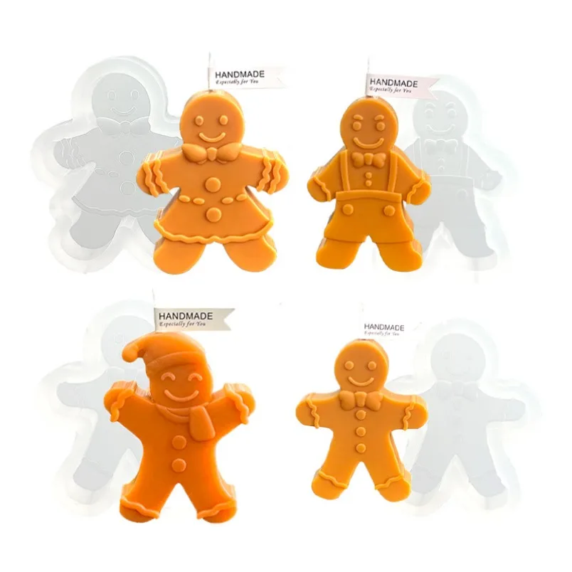 3D Smile Gingerbread Man Silic - Soap Making Gifts ulasan dan harga