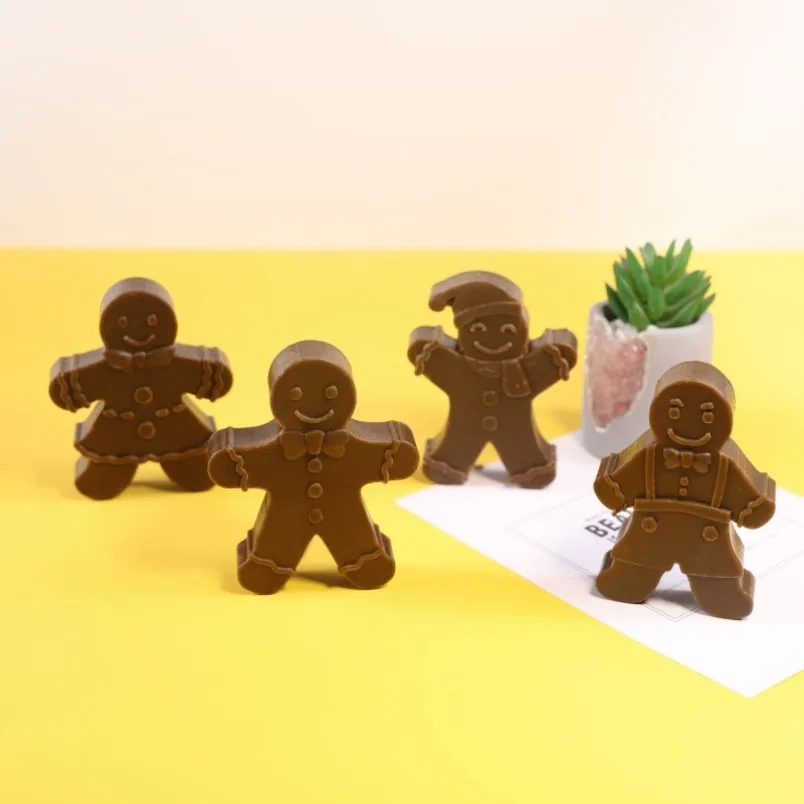 3D Smile Gingerbread Man Silic - Soap Making Gifts ulasan dan harga