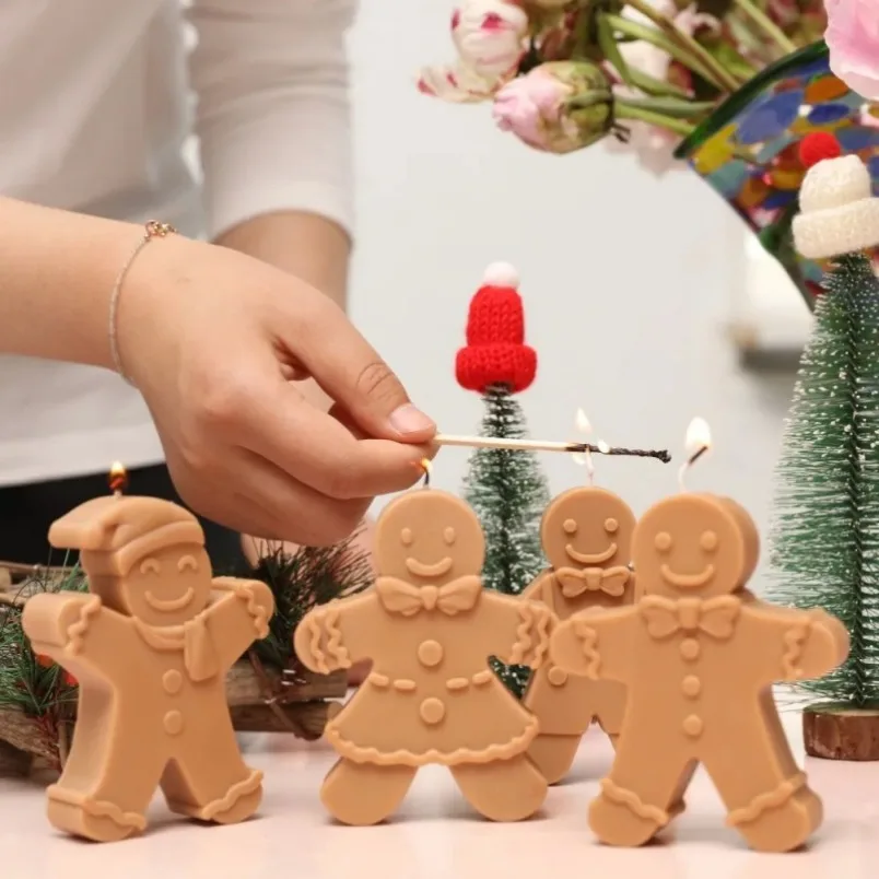 3D Smile Gingerbread Man Silic - Soap Making Gifts ulasan dan harga