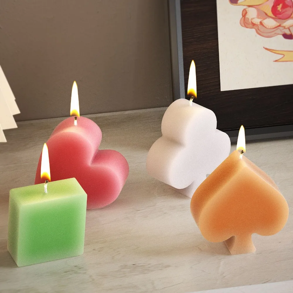 Easy Demold Poker Symbol Silic - Soap Making Gifts ulasan dan harga