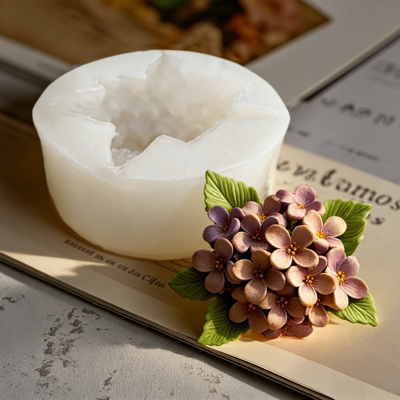 2-Piece 3D Rose and Lilac Sili - Soap Making Gifts ulasan dan harga