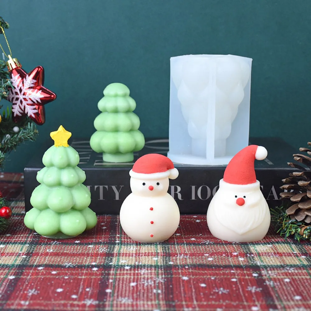 Cream Star Tree Candle Silicon - Soap Making Gifts ulasan dan harga