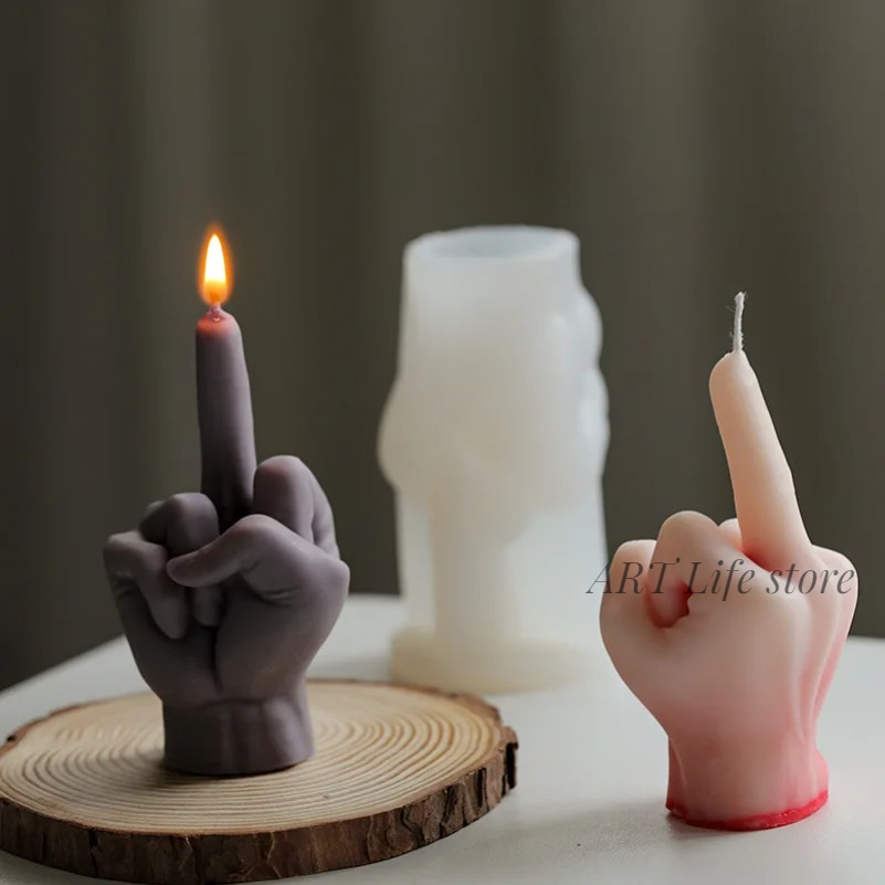 3D Finger Silicone Candle Mold - Soap Making Gifts ulasan dan harga