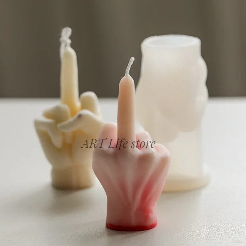 3D Finger Silicone Candle Mold - Soap Making Gifts ulasan dan harga