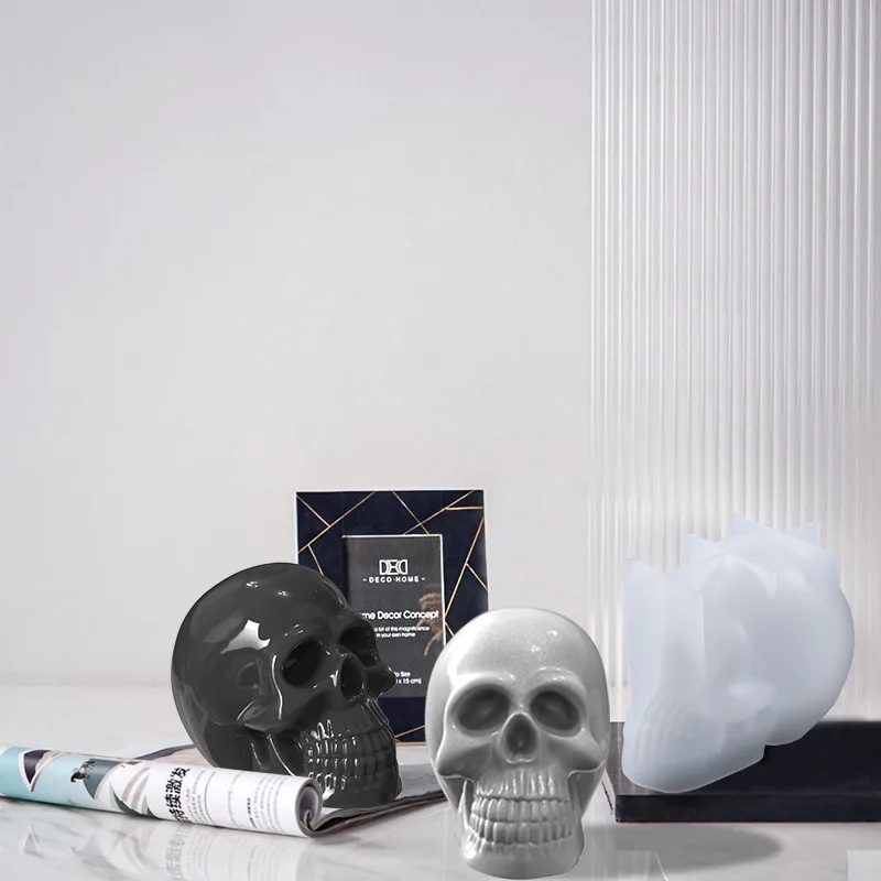 3D Skull Silicone Candle Molds - Soap Making Gifts ulasan dan harga